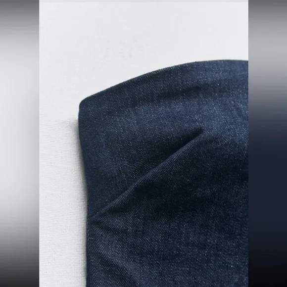 Zara Fitted ZW Denim Dress - Picture 10 of 14